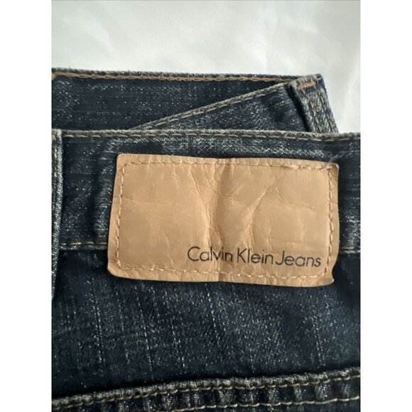 Calvin Klein Jeans Men 38x30 Distressed Patchwork Slim Fit CKJ026 - Picture 2 of 16